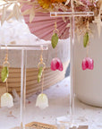 Shrink Plastic Tulip Earrings