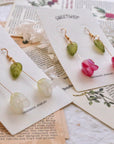 Shrink Plastic Tulip Earrings