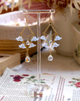 Trumpet Flower Dreamcatcher Earrings