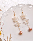 Peach Blossom Earrings