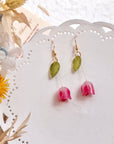 Shrink Plastic Tulip Earrings