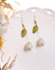 Shrink Plastic Tulip Earrings