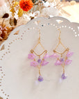 Trumpet Flower Dreamcatcher Earrings