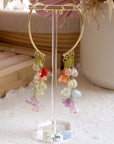 No Piercing Rainbow Earrings