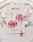SALE - Glazed Petal Earrings
