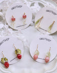SALE - Resin Lily Of The Vally Earrings