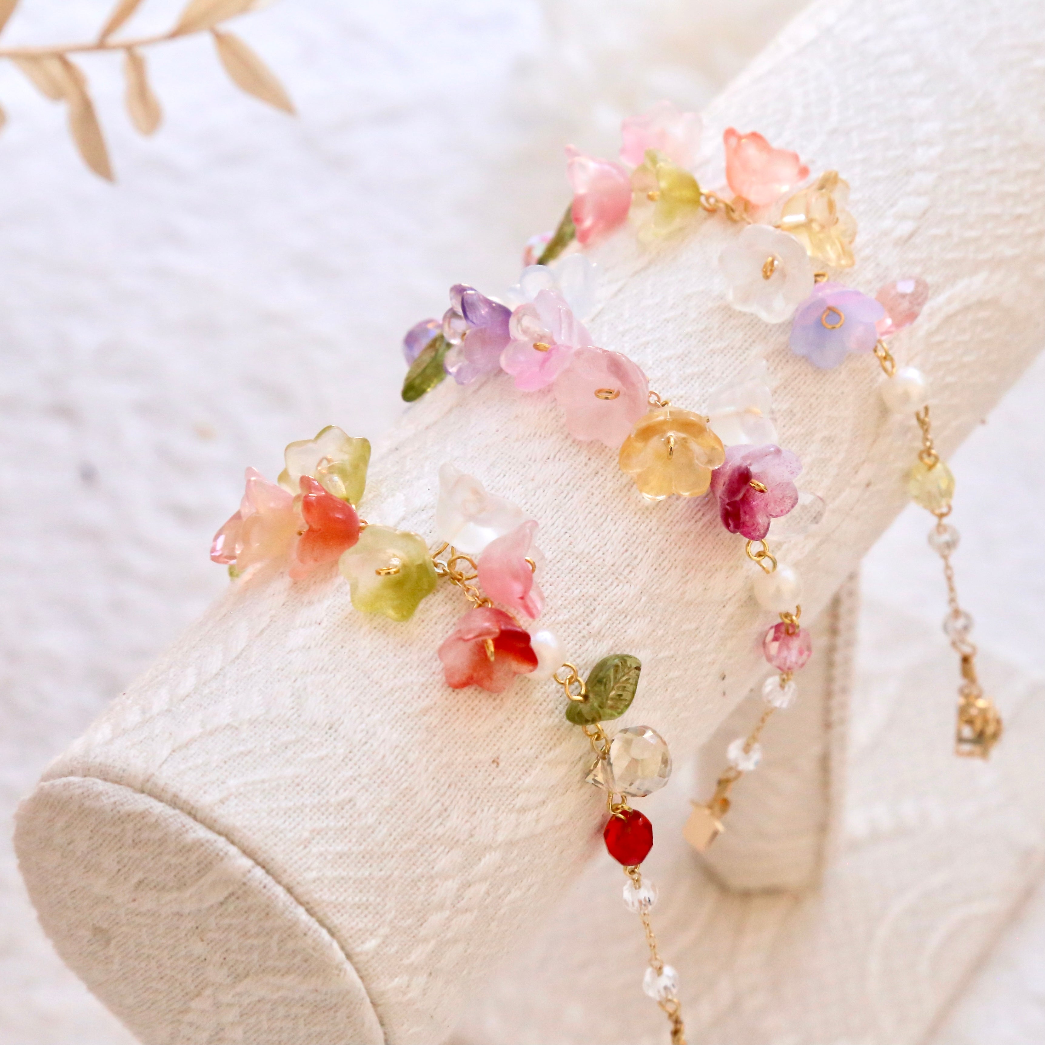 Rainbow Flower Bracelets