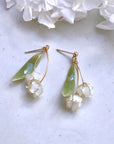 SALE - Resin Lily Of The Vally Earrings