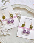 Shrink Plastic Tulip Earrings