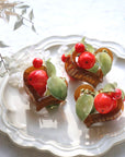 Apple Hair Clips