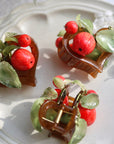 Apple Hair Clips