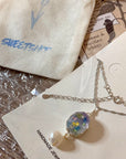 Queen Anne's Lace Pressed Flower Necklaces