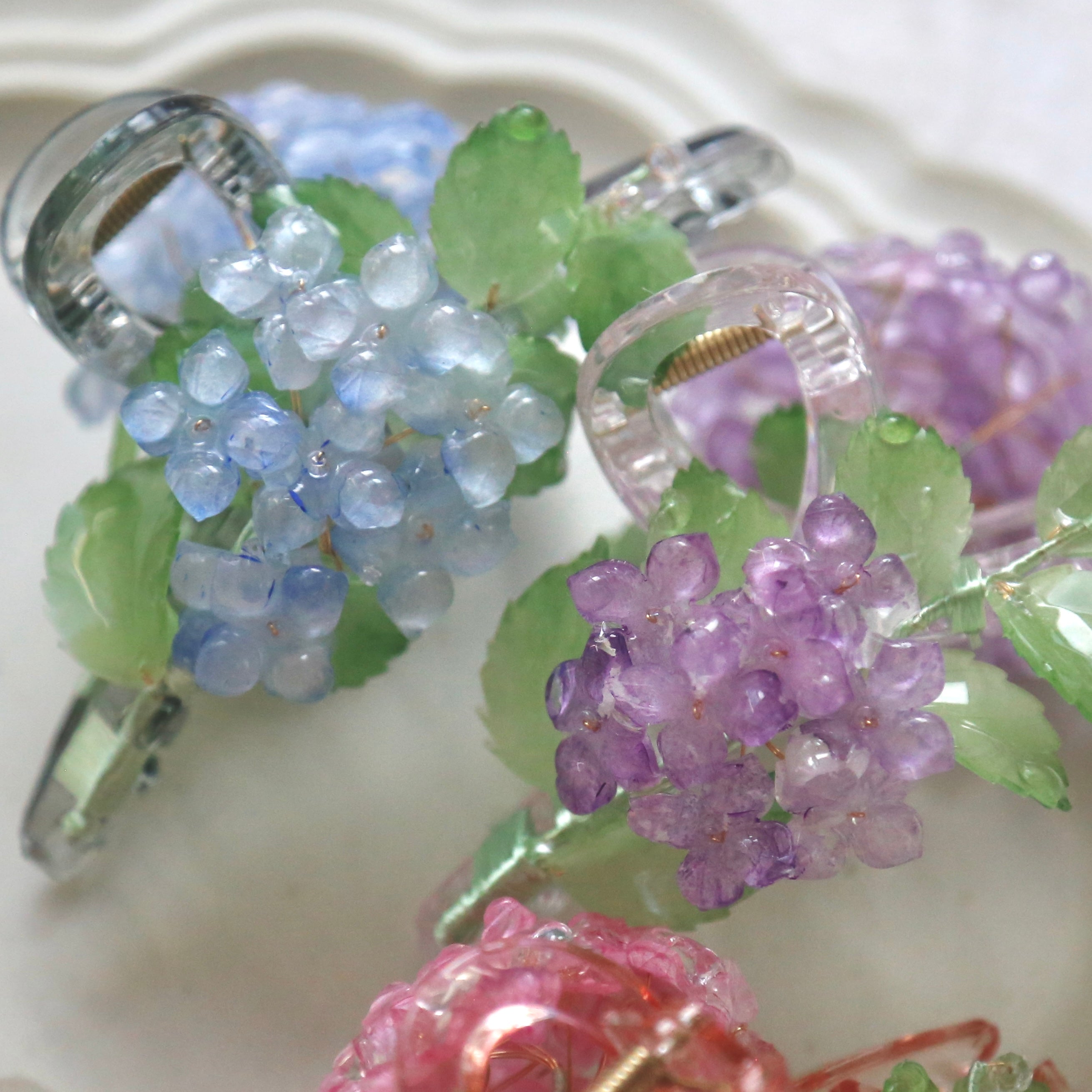 Hydrangea Hair Claws