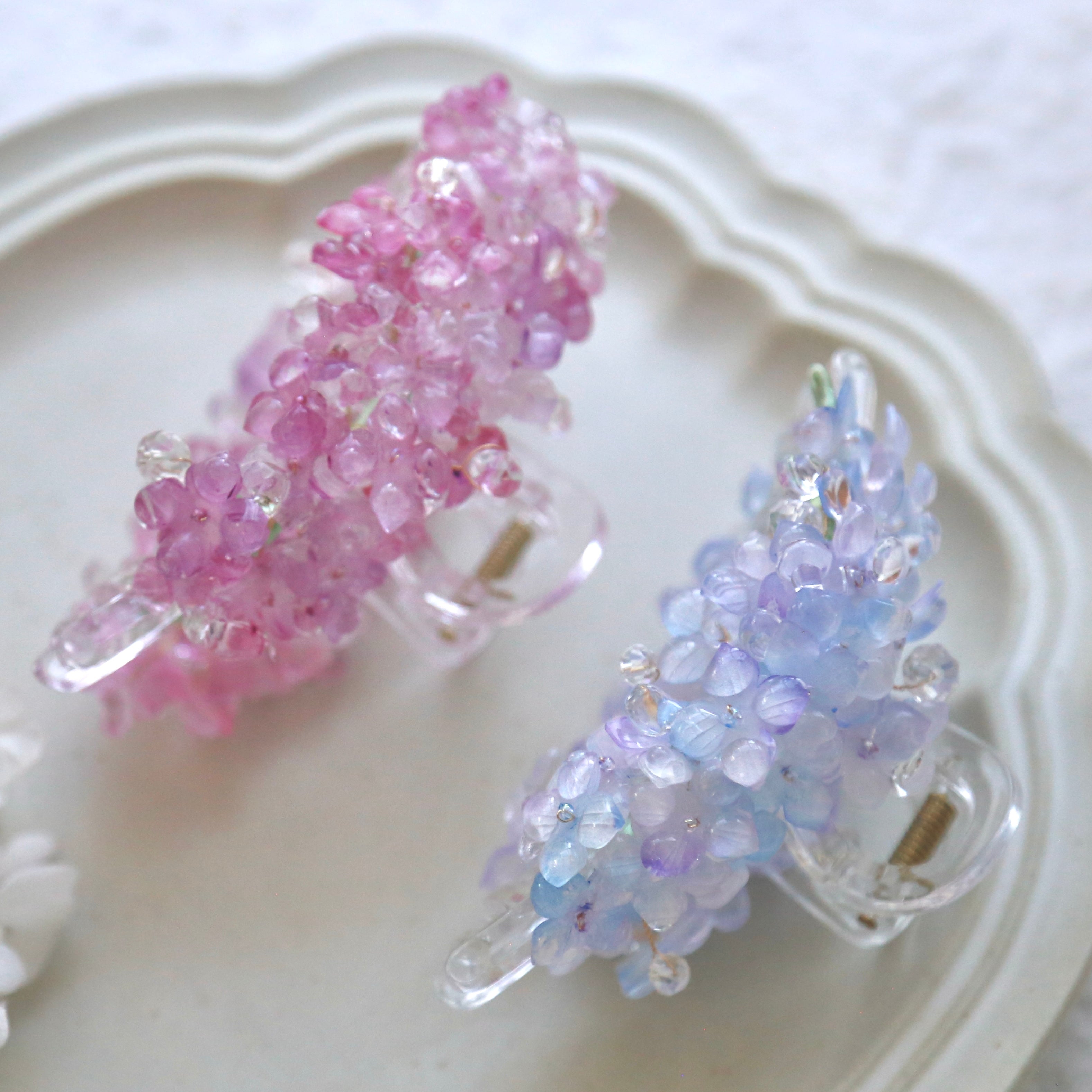 Hydrangea Gradient Hair claws
