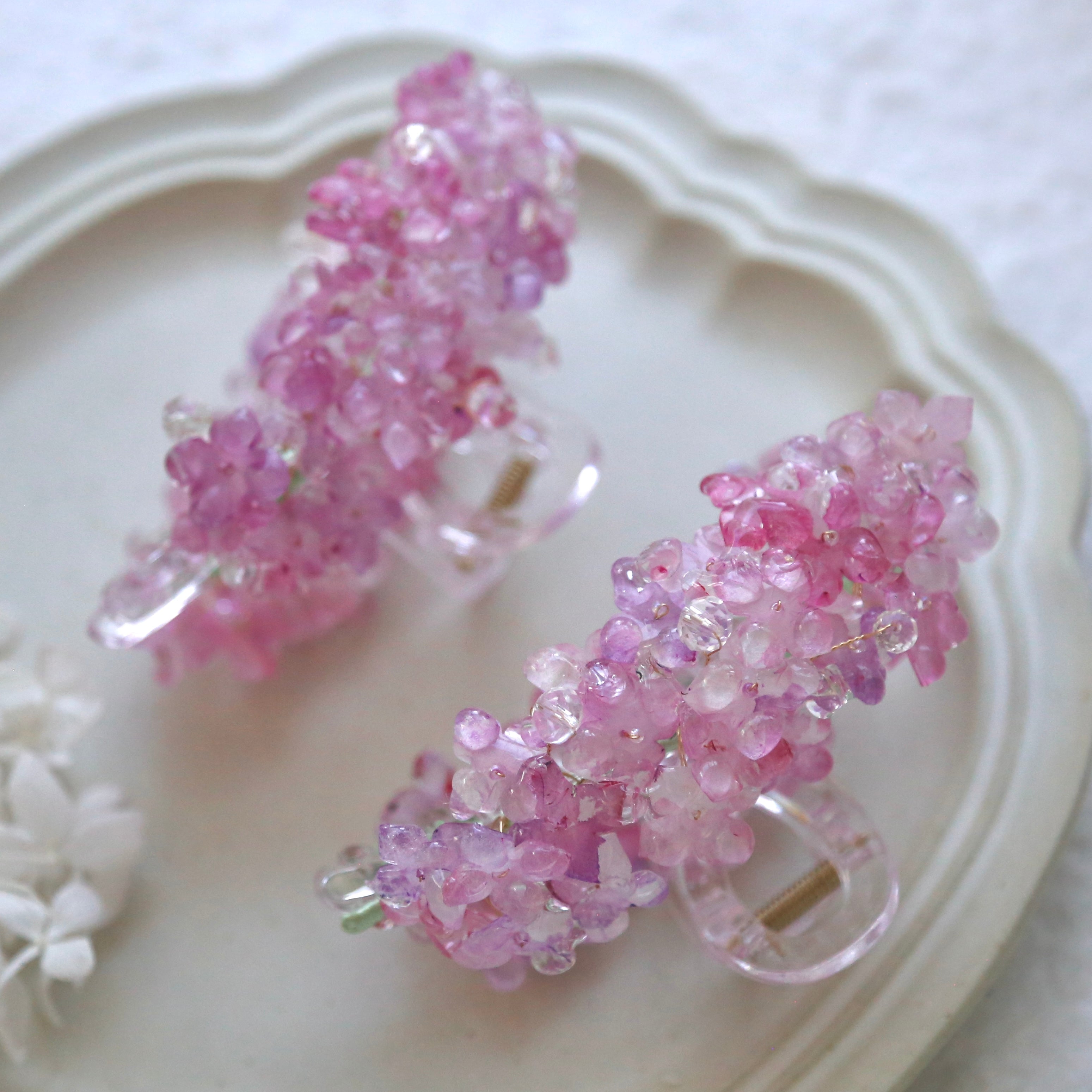 Hydrangea Gradient Hair claws