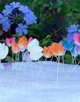 Shrink Plastic Tulip Earrings