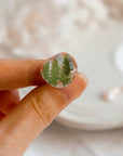 Real Flower Resin Stud Earrings