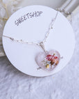 Dainty Rose Heart Necklaces