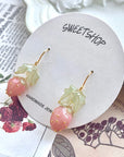 SALE - Resin Strawberry Earrings