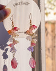 Lesbian Pride Flower Earrings