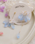 SALE - Glazed Petal Earrings