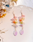 Colorful Flower& Petal Earrings