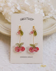 Resin Cherry Earrings