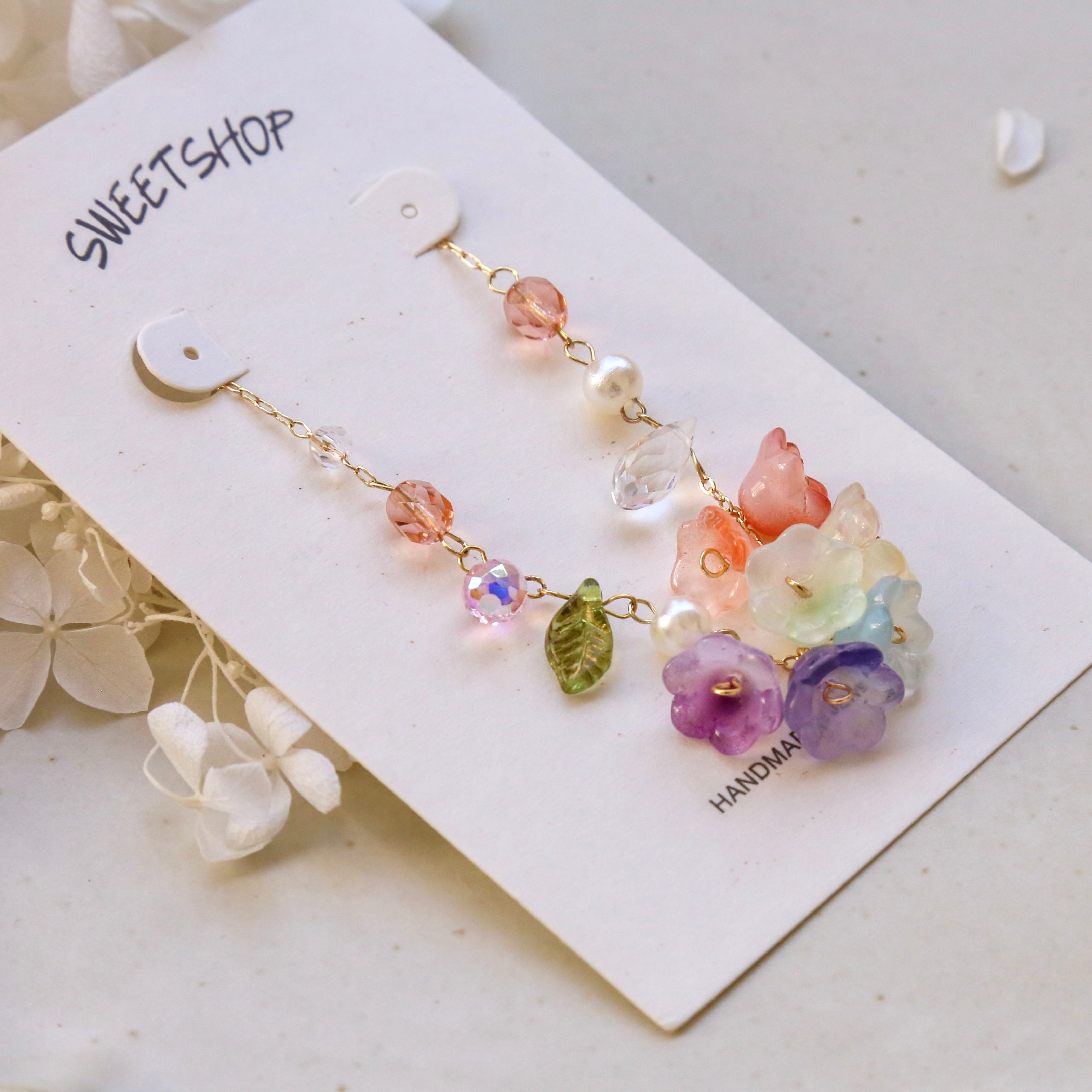 Rainbow Flower Bracelets