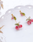 Resin Cherry Earrings