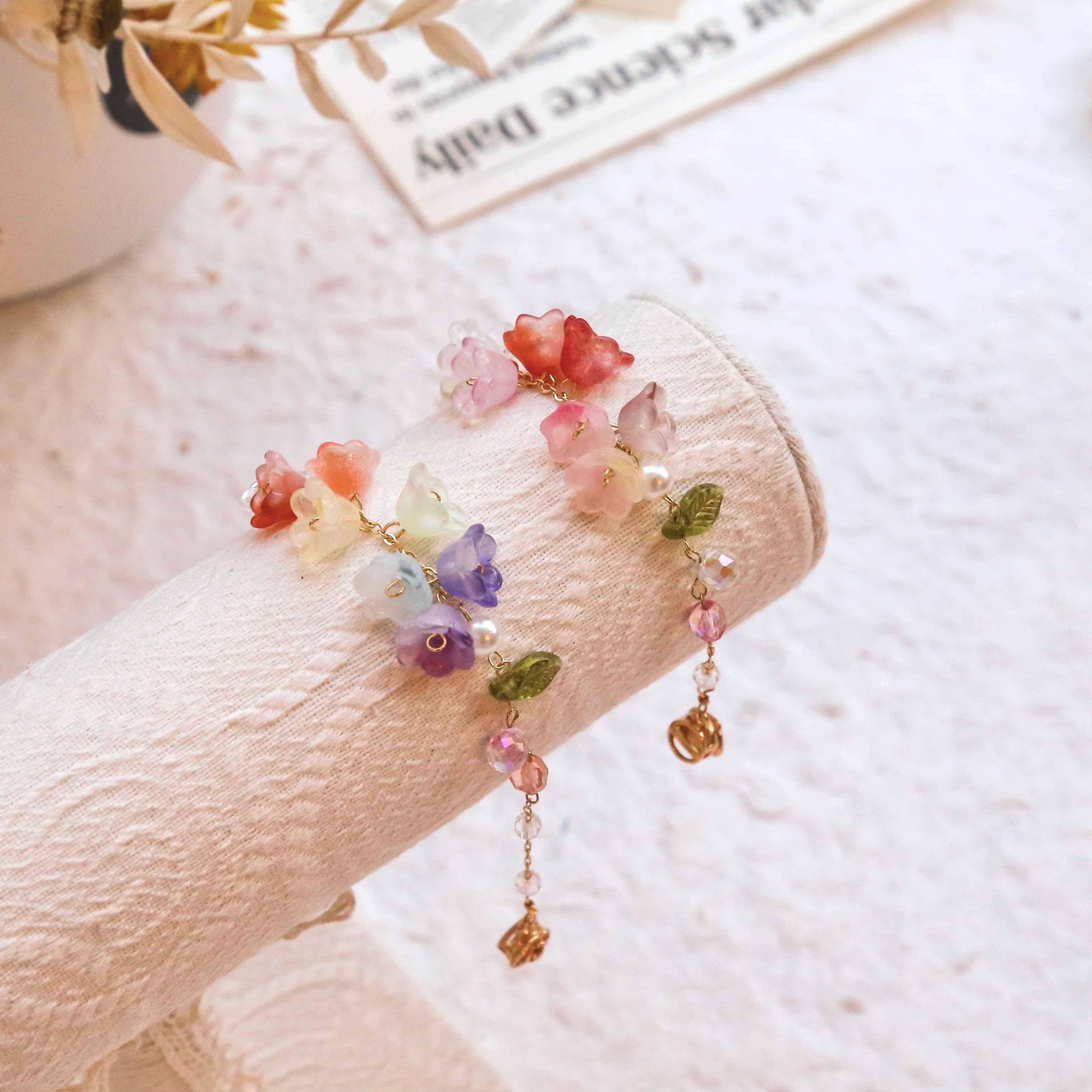 Rainbow Flower Bracelets