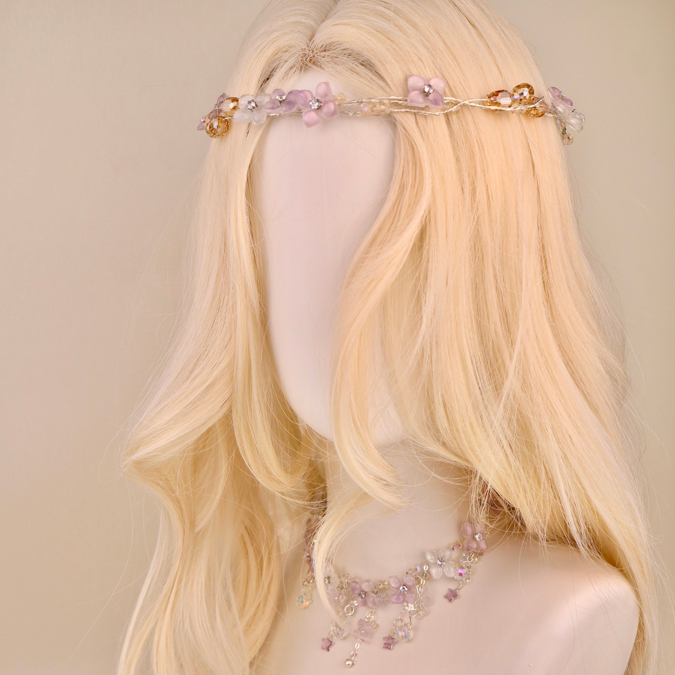 Custom – Hydrangea Floral Wreath Headpiece