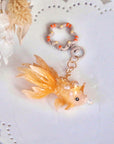 Goldfish Flower Key Charms