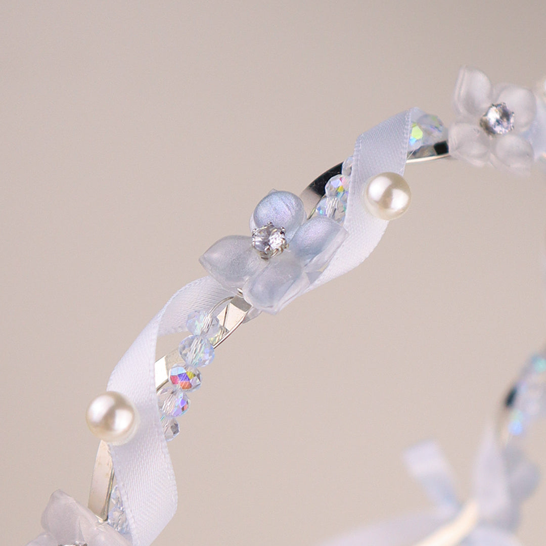 Custom – Hydrangea Ribbon Headband