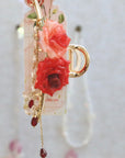 Pink and Red Rose Hair Accessories