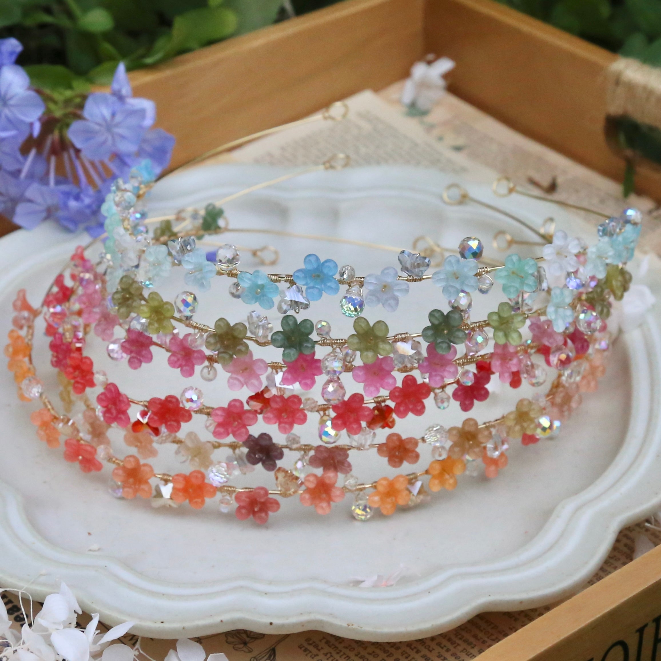 Multicolor Flower Headband