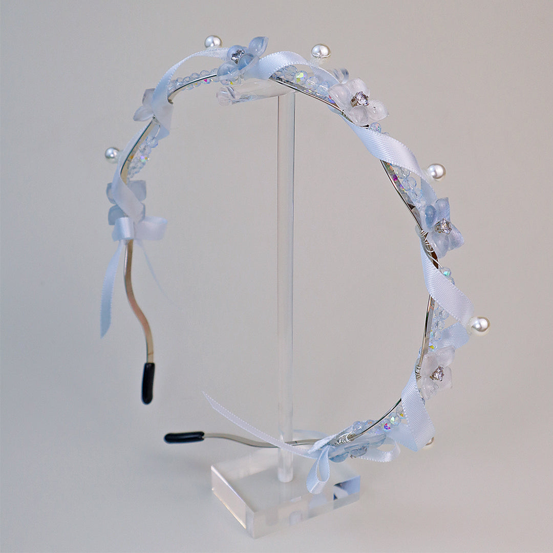 Custom – Hydrangea Ribbon Headband