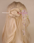 Custom - Hydrangea Tassel Hair Stick