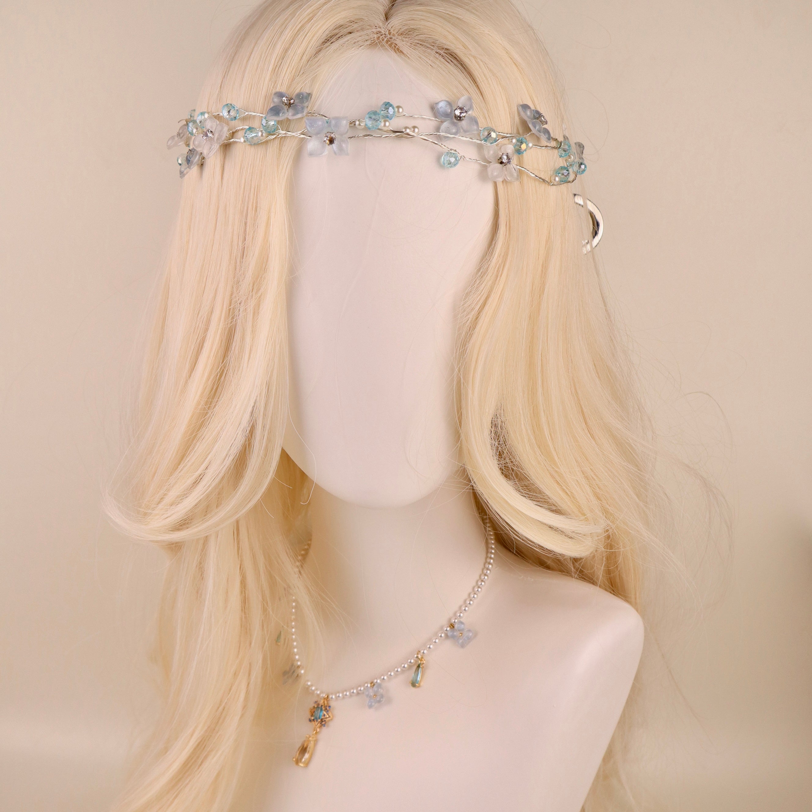 Custom – Hydrangea Floral Wreath Headpiece