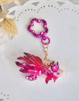 Goldfish Flower Key Charms