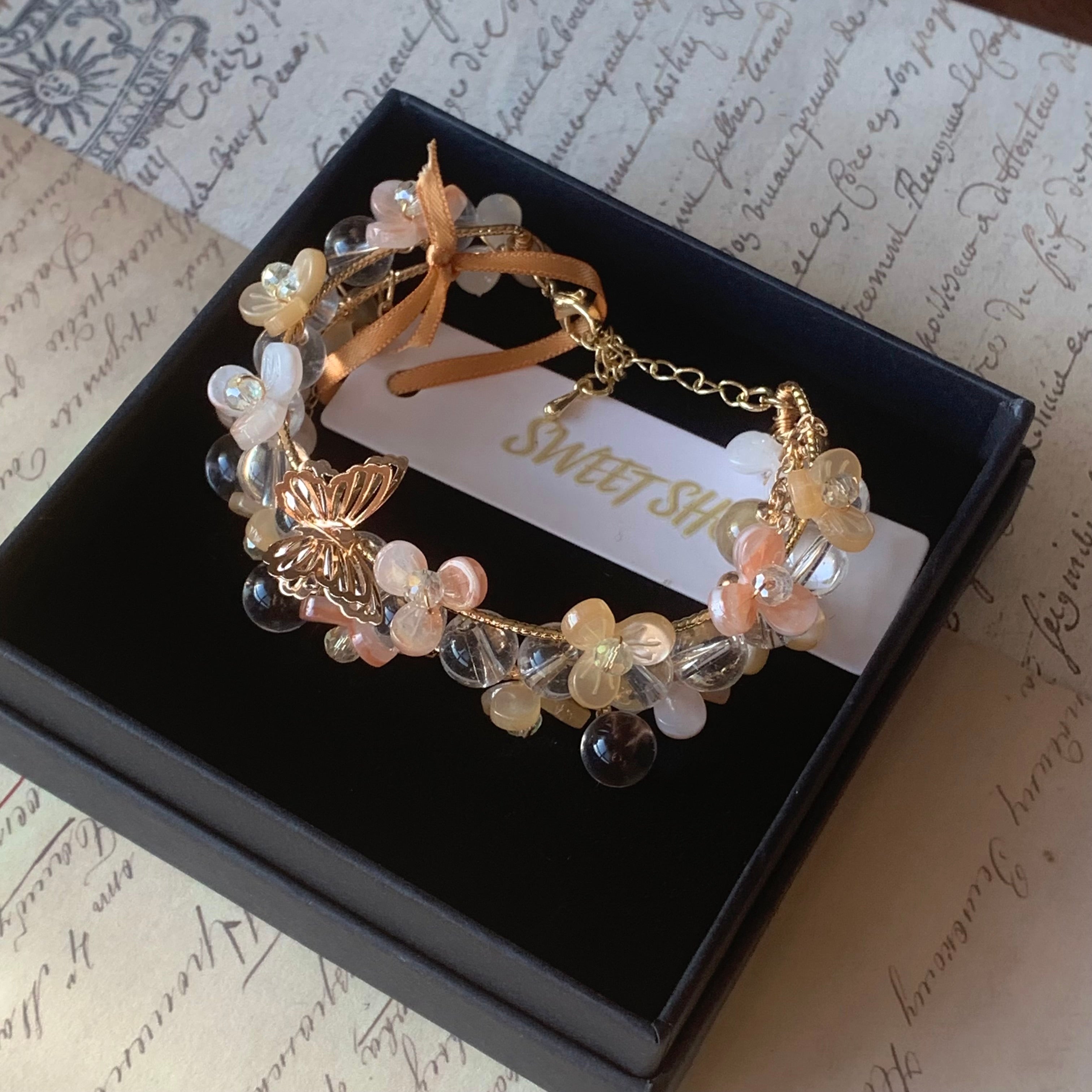 Orange Blossom Tassel Bracelet – SWEETSHOP JEWELRY