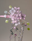 Custom - Hydrangea Tassel Hair Stick