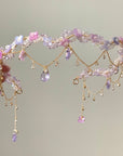Hydrangea Crystal Tiara Headband