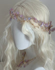 Hydrangea Crystal Tiara Headband
