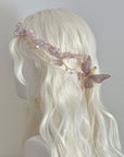Hydrangea Crystal Tiara Headband