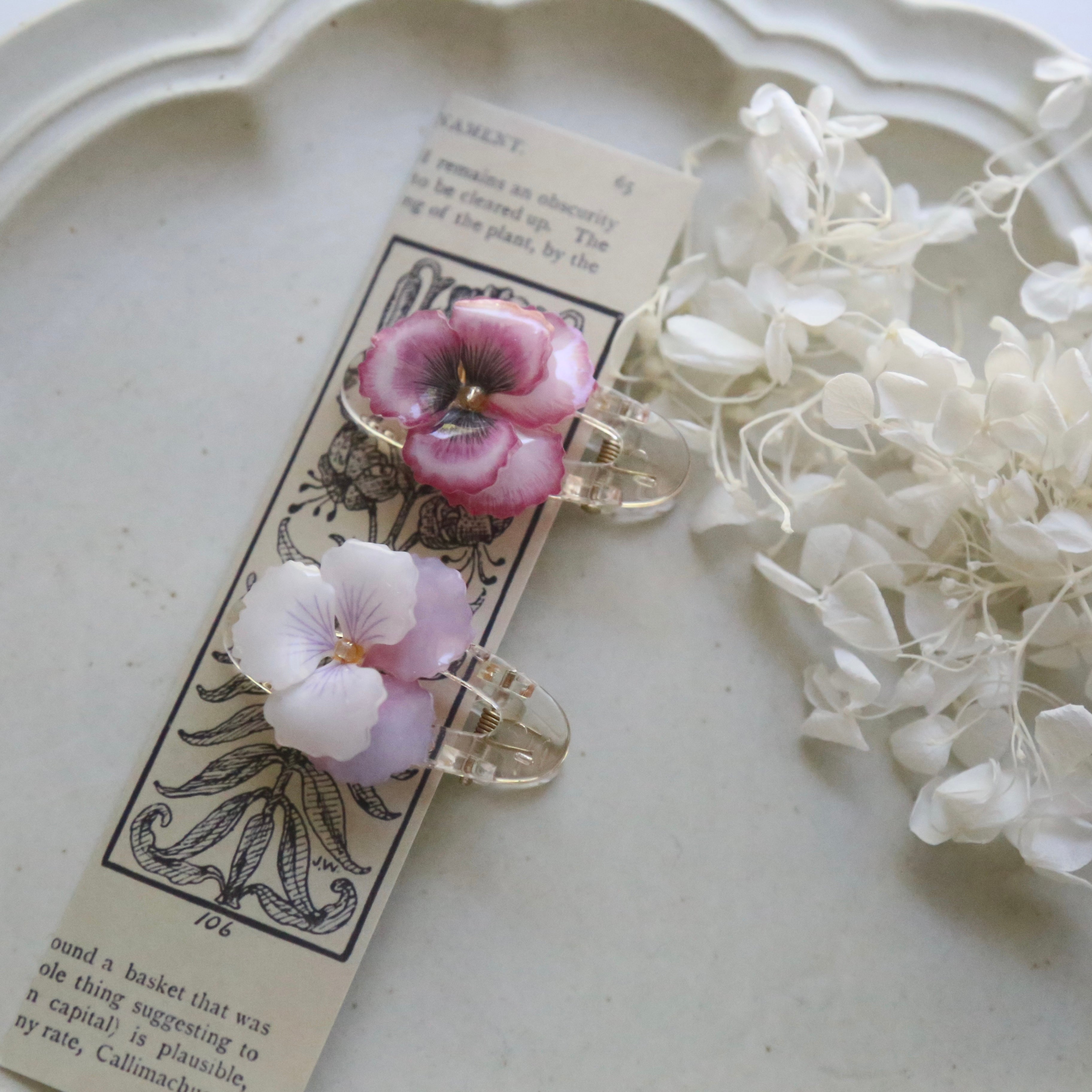 Pansy Hair Clip