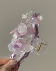 [LIMITED EDITION] Purple Rose Claw Clip