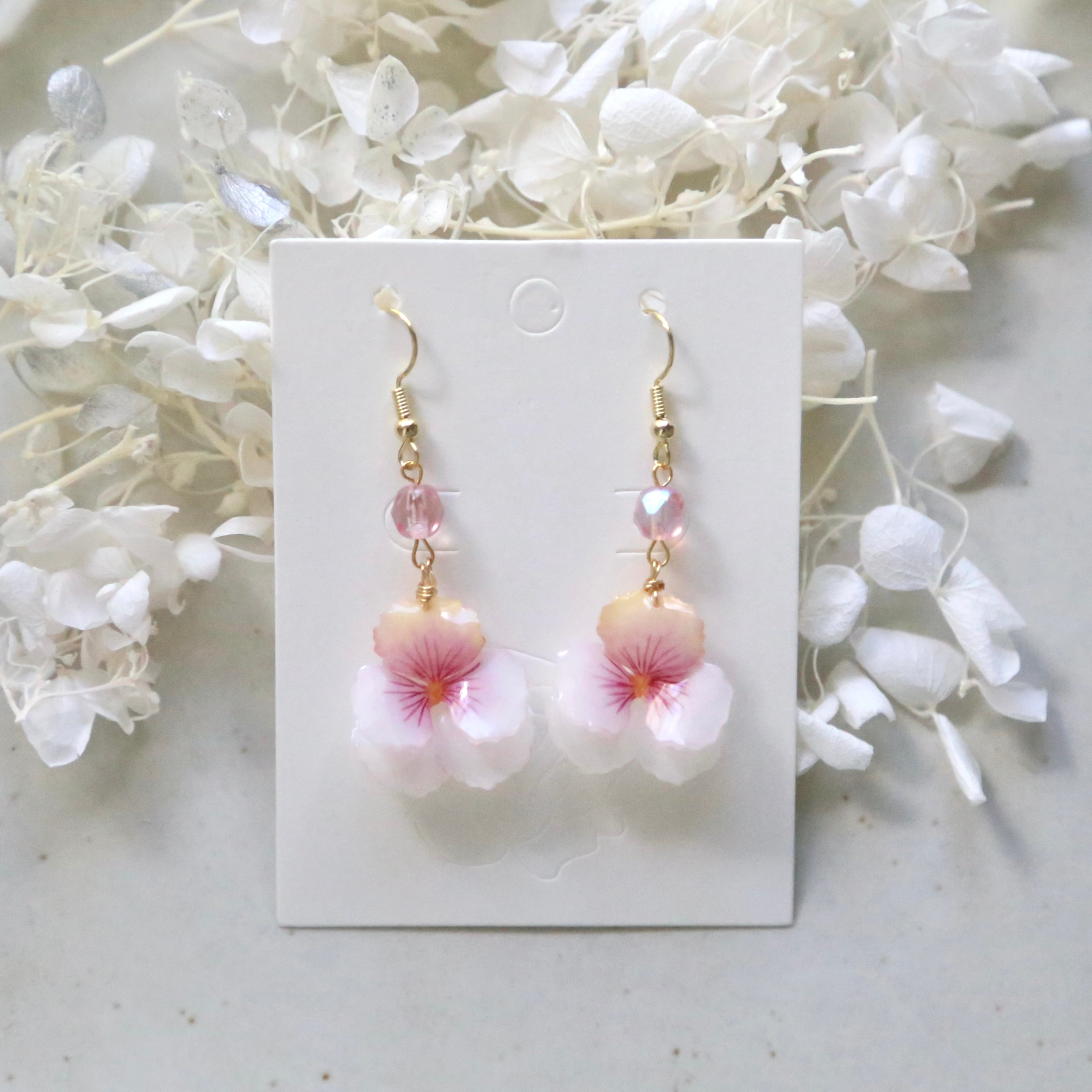 Pansy Crystal Earrings