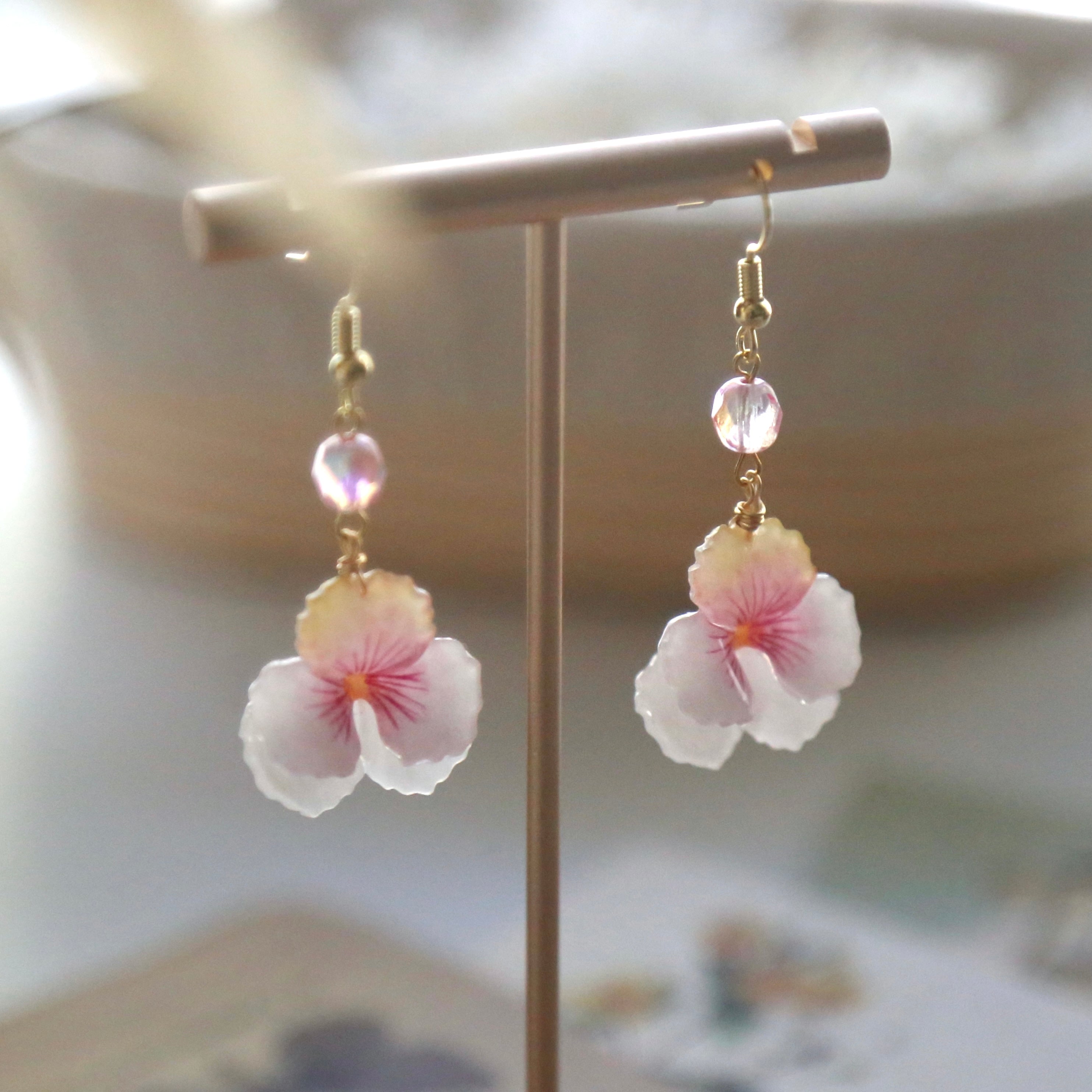 Pansy Crystal Earrings