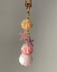 Shell & Starfish Bell Keychain