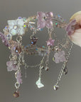 Lavender Hydrangea Bracelet